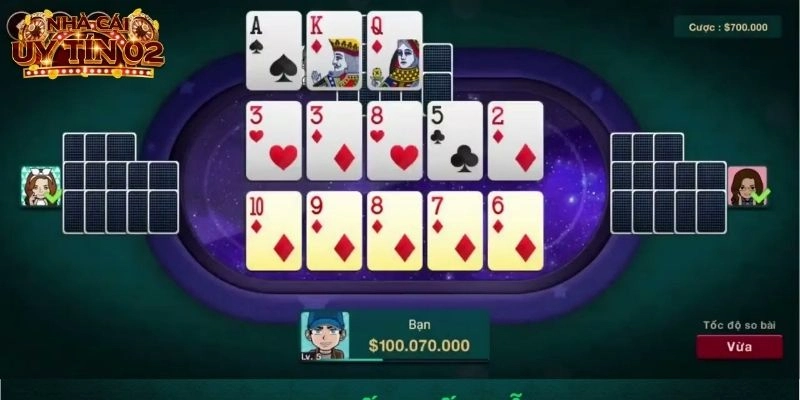 Bài Binh Xập Xám hấp dẫn với quy tắc khá giống Poker