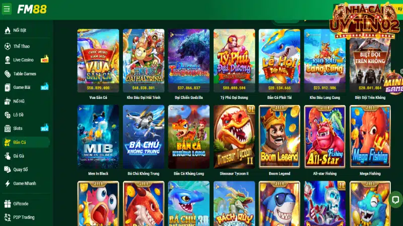 Bắn cá FM88 cực đã