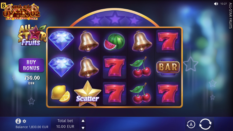 Chọn mức bet cược slot phù hợp