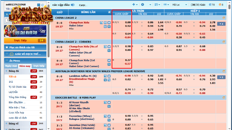 Đôi nét về kèo Châu Á