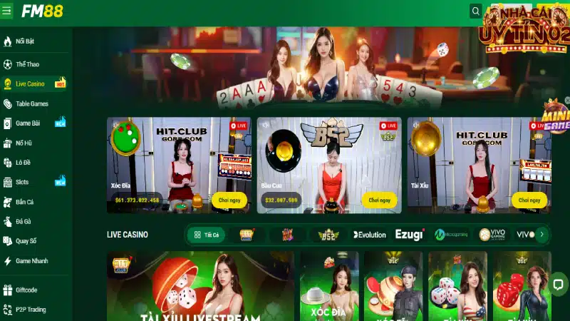 Nhà cái FM88 nổi danh