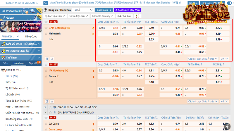 Soi kèo tài xỉu bóng đá dựa vào kèo châu Âu, châu Á