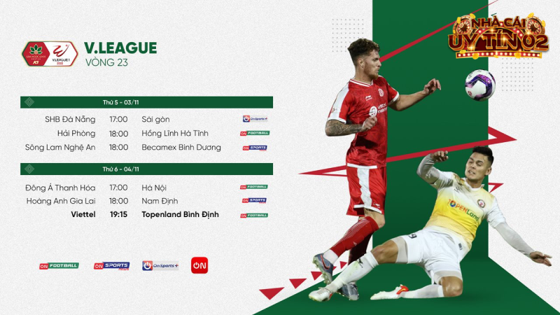 Soi kèo V League dựa theo lịch thi đấu