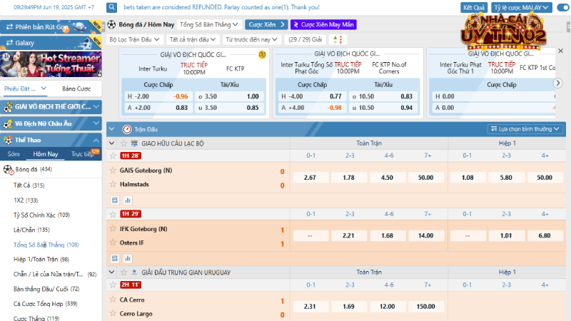 Tham khảo kèo phụ khi chơi xiên